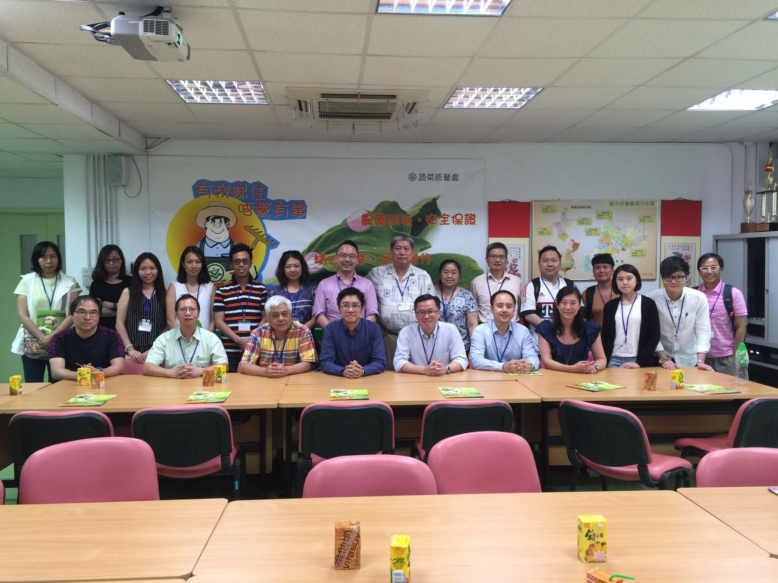 香港食品委員會代表參觀蔬菜統營處