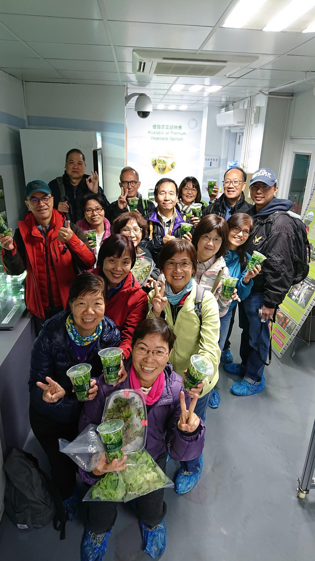 基督教香港信義會沙田多元化金齡服務中心參觀蔬菜統營處