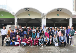 澳門濠江中學及代表參觀蔬菜統營處